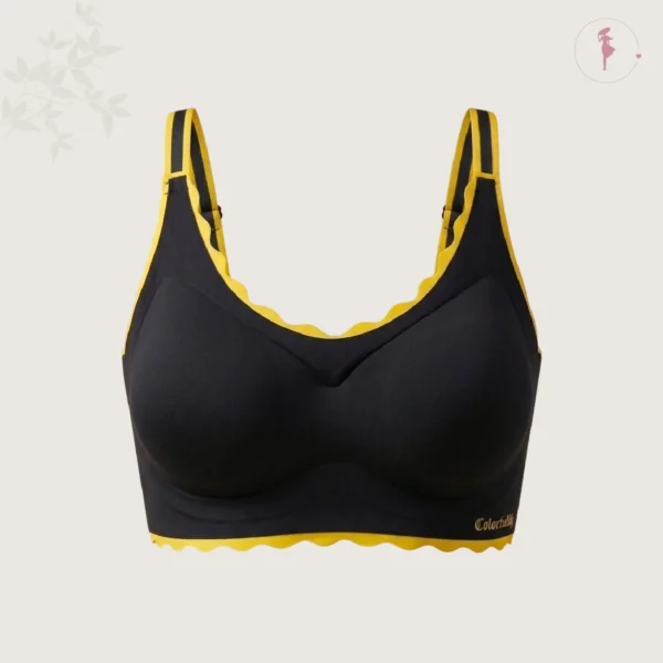 Zelia Petal-Trim Wire-Free Comfort Bra